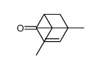 5,6,6-trimethylbicyclo[3.1.1]hept-3-en-2-one结构式