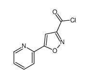5-pyridin-2-yl-1,2-oxazole-3-carbonyl chloride结构式