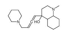 1-methyl-4-(4-piperidin-1-ylbuta-1,2-dienyl)-2,3,4a,5,6,7,8,8a-octahydroquinolin-4-ol Structure