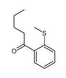 1-(2-methylsulfanylphenyl)pentan-1-one结构式