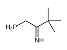 3,3-dimethyl-1-phosphanylbutan-2-imine Structure