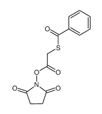 succinimidyl-S-benzoylthioglycolate Structure