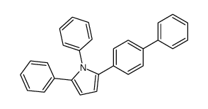 1,2-diphenyl-5-(4-phenylphenyl)pyrrole结构式