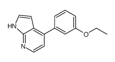 4-(3-ethoxyphenyl)-1H-pyrrolo[2,3-b]pyridine结构式