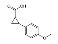 2-(4-Methoxy-phenyl)-cyclopropanecarboxylic acid structure