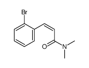 3-(2-bromophenyl)-N,N-dimethylprop-2-enamide Structure