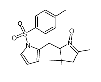 2,3,4,5-tetrahydro-1,3,3-trimethyl-N11-p-tosyldipyrrin N10-oxide Structure
