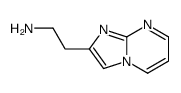 2-imidazo[1,2-a]pyrimidin-2-ylethanamine结构式