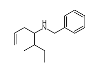 N-benzyl-5-methylhept-1-en-4-amine结构式