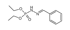 1-(diethoxyphosphoryl)-2-(phenylmethylidene)hydrazine结构式