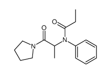 N-(1-oxo-1-pyrrolidin-1-ylpropan-2-yl)-N-phenylpropanamide结构式