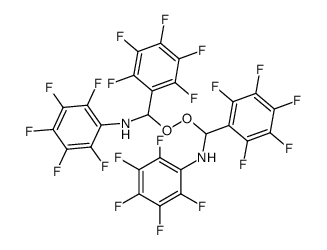 bis(α-pentafluoroanilino-2,3,4,5,6-pentafluorobenzyl)peroxide Structure