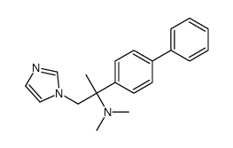 1-imidazol-1-yl-N,N-dimethyl-2-(4-phenylphenyl)propan-2-amine结构式