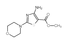 METHYL 4-AMINO-2-MORPHOLINOTHIAZOLE-5-CARBOXYLATE structure