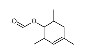 2,4,6-Trimethyl-cyclohexen-(3)-yl-(1)-acetat Structure