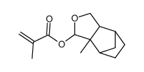 2-methyl-4-oxatricyclo[5.2.1.02,6]decan-3-yl methacrylate Structure