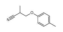 β-p-tolyloxy-isobutyronitrile结构式