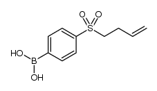 4-(3-butenylsulfonyl)phenylboronic acid structure