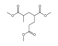 hexane-1,3,5-tricarboxylic acid trimethyl ester结构式