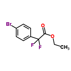 Ethyl 4-bromo-alpha,alpha-difluorobenzeneacetate structure