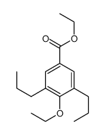 ethyl 4-ethoxy-3,5-dipropylbenzoate结构式
