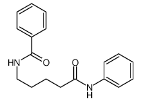 N-(5-anilino-5-oxopentyl)benzamide Structure