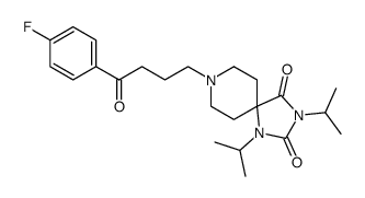 8-[4-(4-fluorophenyl)-4-oxobutyl]-1,3-di(propan-2-yl)-1,3,8-triazaspiro[4.5]decane-2,4-dione Structure