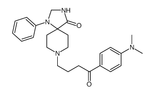 8-[4-[4-(dimethylamino)phenyl]-4-oxobutyl]-1-phenyl-1,3,8-triazaspiro[4.5]decan-4-one Structure