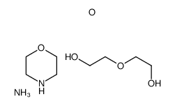 azane,2-(2-hydroxyethoxy)ethanol,morpholine,sulfur dioxide结构式