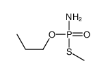 1-[amino(methylsulfanyl)phosphoryl]oxypropane结构式