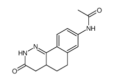 (-)-8-(acetylamino)-4,4a,5,6-tetrahydrobenzocinnolin-3(2H)-one结构式