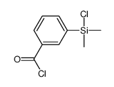 3-[chloro(dimethyl)silyl]benzoyl chloride Structure