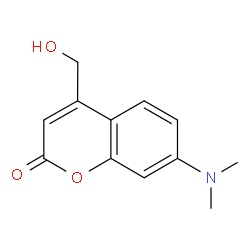 7-(dimethylamino)-4-(hydroxymethyl)chromen-2-one Structure