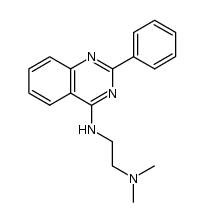 N,N-dimethyl-N'-(2-phenylquinazolin-4-yl)-ethane-1,2-diamine Structure