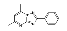 5,7-dimethyl-2-phenyl-[1,2,4]triazolo[1,5-a]pyrimidine Structure