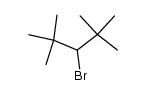 3-bromo-2,2,4,4-tetramethylpentane Structure