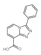 3-phenyl[1,2,4]triazolo[4,3-a]pyridine-8-carboxylic acid(SALTDATA: FREE) structure