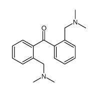 bis[2-[(dimethylamino)methyl]phenyl]methanone结构式