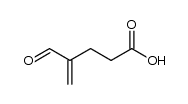 4-Formyl-pent-4-ensaeure Structure