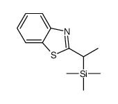 1-(1,3-benzothiazol-2-yl)ethyl-trimethylsilane Structure