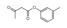 acetoacetic acid m-tolyl ester Structure