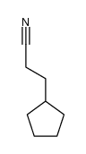 3-cyclopentylpropionitrile结构式