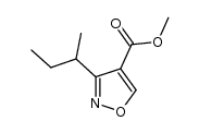 methyl 3-sec-butylisoxazole-4-carboxylate结构式