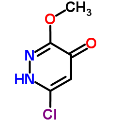 6-Chloro-3-methoxy-4(1H)-pyridazinone结构式