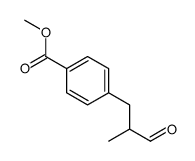 methyl 4-(2-methyl-3-oxopropyl)benzoate结构式
