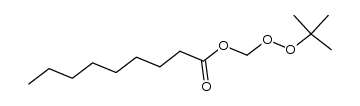 tert-butylperoxymethyl pelargonate Structure