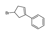 (4-bromocyclopenten-1-yl)benzene结构式