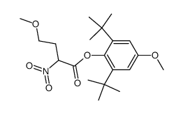 (2,6-bis(1,1-dimethylethyl)-4-methoxiphenyl)-4-methoxy-2-nitrobutanoat结构式