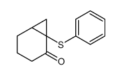 6-phenylsulfanylbicyclo[4.1.0]heptan-5-one结构式