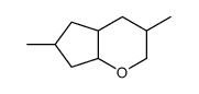 3,6-dimethyl-2,3,4,4a,5,6,7,7a-octahydrocyclopenta[b]pyran Structure